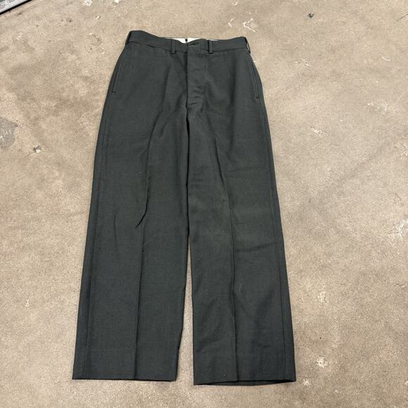 American Vintage Other - Vintage 80s Military Wool Standard Short Army Straight Green Pants 30x27(31x32)
